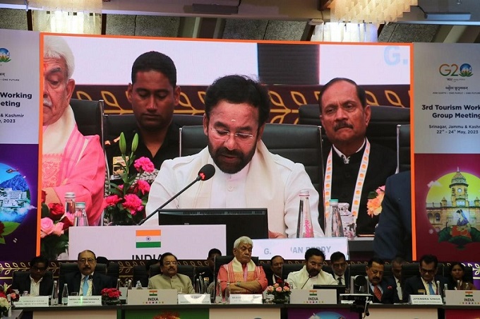 LG J&K, Sh. Manoj Sinha inaugurates 3rd Tourism Working Group Meeting in presence of Union Ministers Dr. Jitendra Singh, Sh.G. Kishan Reddy and Ajay Bhat