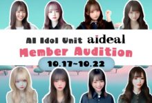 Paradigm AI Announces User-Participatory Worldwide Auditions to Select Members for ‘aideal’, a Virtual Human Japanese Idol Unit Created by AI, Starting October 17