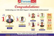 ForumIAS Academy Students Shine in UPSC 2023: Secures rank 1 for the third consecutive year