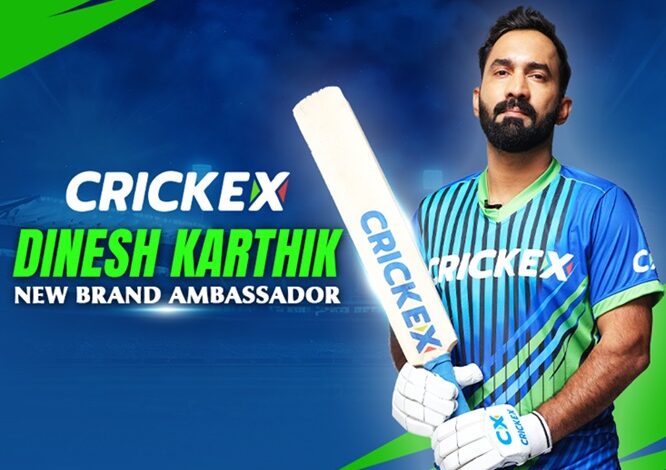 Crickex Welcomes Dinesh Karthik As A New Brand Ambassador